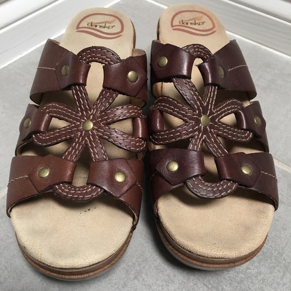 dansko leather sandals